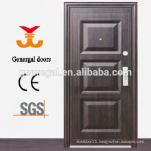 Exterior metal door with entire frame